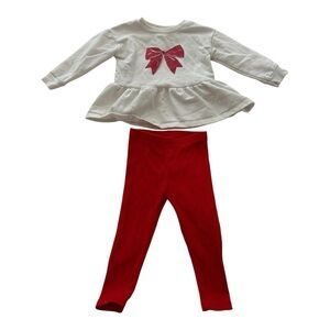 Cat & Jack White and Red Kids Matching Set